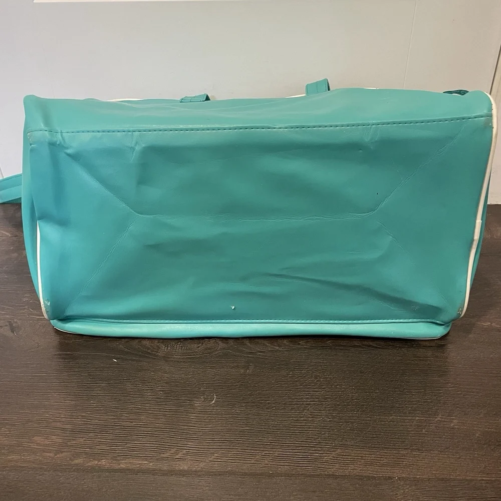 Origami Owl Duffel Bag Aqua Turquoise Purse Travel Bag Over The Shoulder READ - Picture 11 of 15